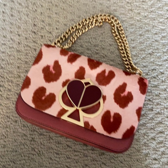 kate spade Handbags - Kate Spade Mini Leopard Haircalf Crossbody